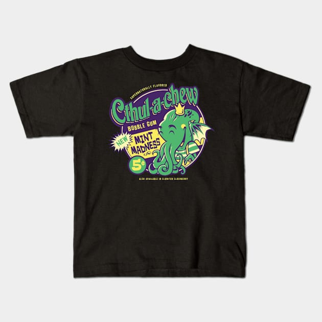 Cthul-a-Chew Kids T-Shirt by heartattackjack